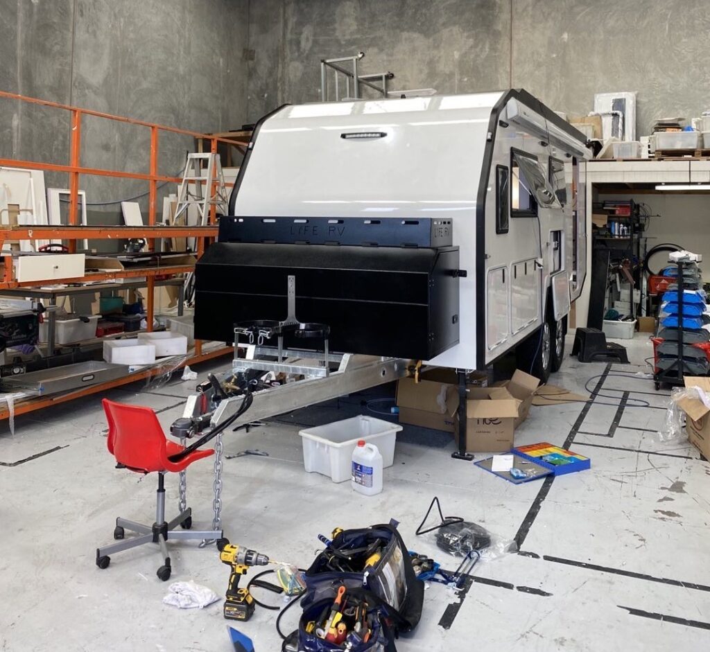 Lyfe RV caravan construction